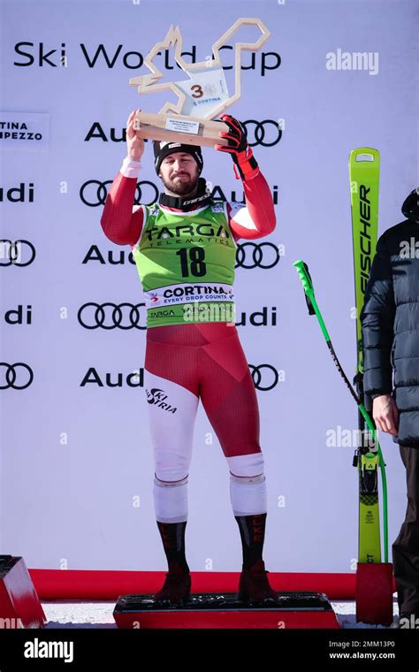 Hemetsberger Daniel AUT 3th classé lors de la coupe du monde de ski