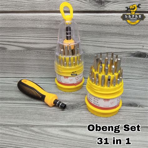 Obeng Set Mini In Serbaguna Lengkap Obeng Service Elektronik Hp