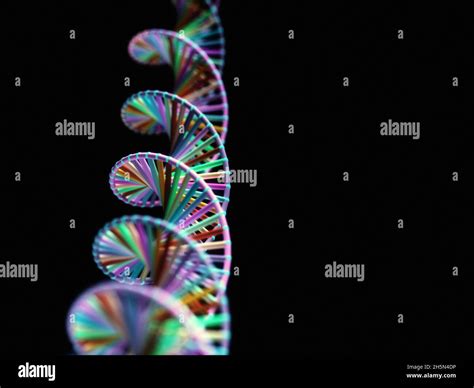 Abstract Image Of Genetic Codes Dna Concept Image For Use As