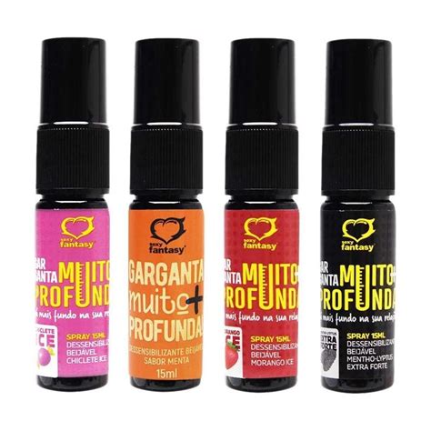 GARGANTA PROFUNDA SPRAY BEIJÁVEL ML Sex Shop Lua Rosa