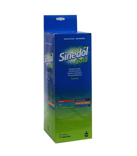 Sinedol Cold Capletas FarmaciaRD