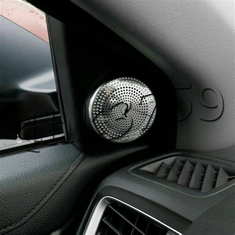 For Honda Cr V Silver Steel Audio Speaker Moulding Cover Decor