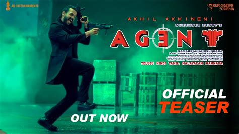 Agent Teaser Akhil Akkineni Mammootty Surender Reddy Anil