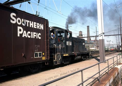 CR 8558 Smokes It Up Pulling Some Eastbound Freight Through The