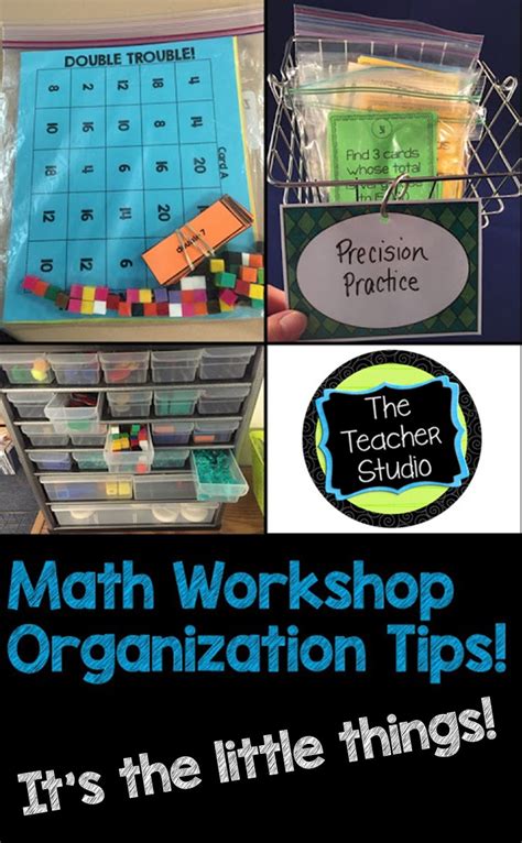 Math Workshop Organization...a few hints to help you out! - The Teacher Studio