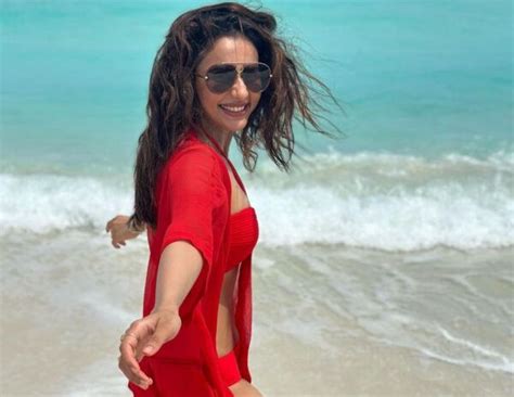 Rakul Preet Brings Hotness In Red Bikini