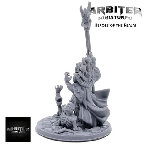 Male Human Necromancer Heroes Of The Realm D Print Resin Simtasia