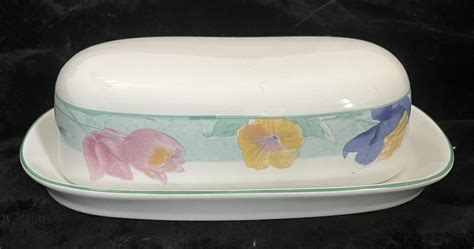 Sango Passion 4805 Covered 14 Lb Butter Dish Stoneware Ebay