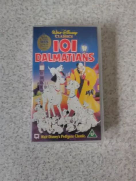 101 Dalmatians Vhs Pal Uk Video Disney Classic Hologram 1997 £199 Picclick Uk