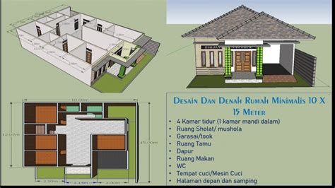 30 Contoh Inspirasi Desain Rumah 9x12 Meter Terbaik Desain Id