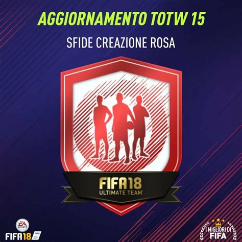 Fifa Sfida Creazione Rosa Aggiornamento Sds Con Totw Garantito