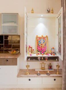 Middle Class Indian Style Pooja Room Design Ideas In