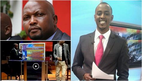 Moses Kuria Walks Out On A Live Interview With Citizen Tv S Hussein