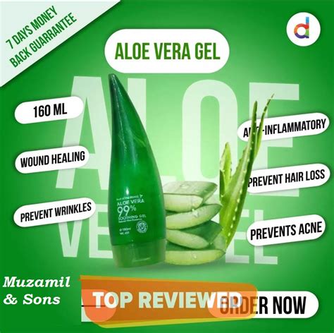 Wokali Aloe Vera Gel Smoothing Moisture 160 Ml Daraz Pk