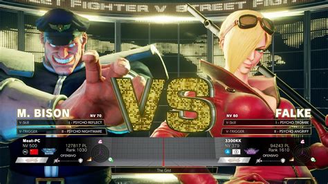 SFV Champion Edition Zhen M BISON Vs 3300KK FALKE Online Match