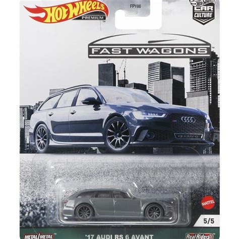 Jual Hot Wheels Premium Fast Wagon 17 Audi RS 6 Avant Shopee Indonesia