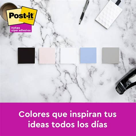 Notas Adhesivas 3m Post It Super Sticky Blanco 76x76 Mm 90 Hojas