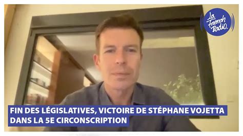 Fin des législatives victoire de Stéphane Vojetta dans la 5e