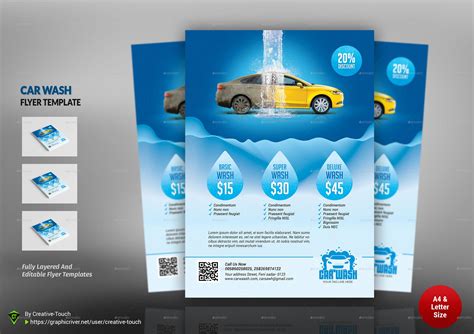 Car Wash Advertising Bundle Vol1 By Creative Touch Graphicriver