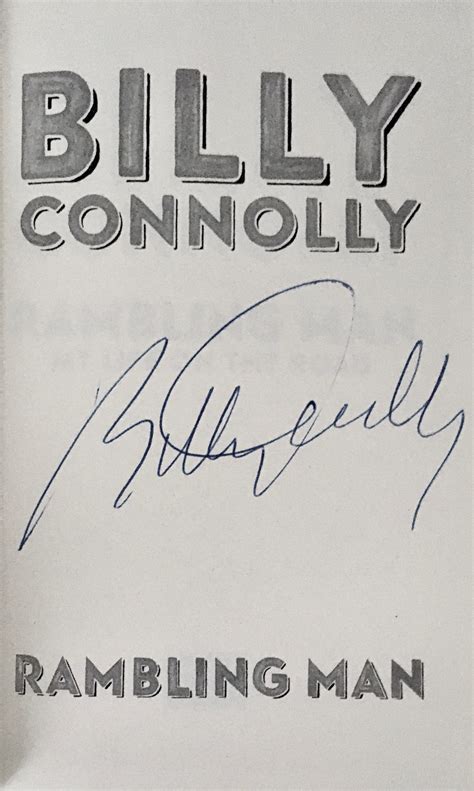 RAMBLING MAN. My Life on the Road by Connolly, Billy: As New Hardcover ...