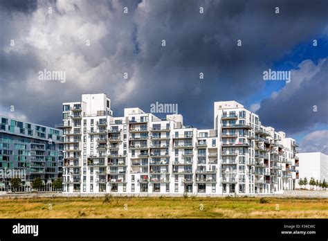 Modern apartments in Orestaden, Copenhagen, Denmark Stock Photo - Alamy