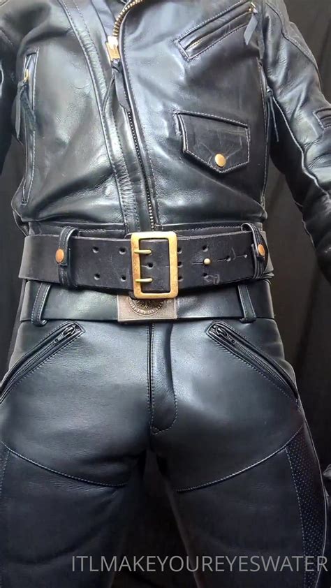 Leather Hot Smoking Men ThisVid