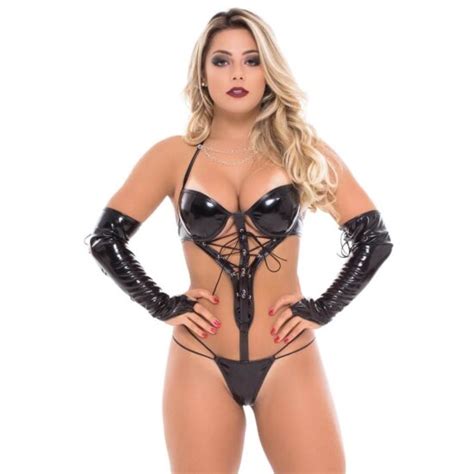 Mini Fantasia Bandida Plus Size Sapeka Lingerie Sex Shop Flower Love