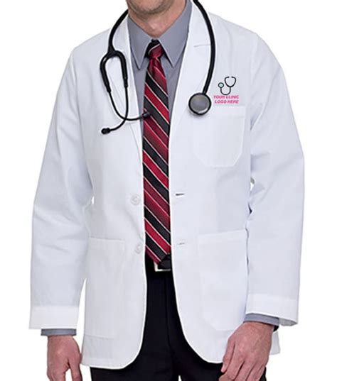 Executive Mens Lab Coat Personalized Medical Apron Hospital