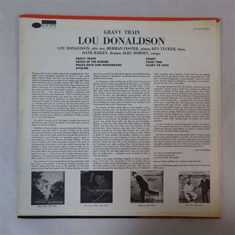 Yahoo オークション 17104361 US盤 BLUE NOTE RVG刻印Lou Donald