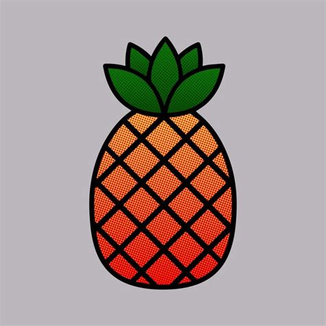 Premium Vector Illustration Vector Pineapple