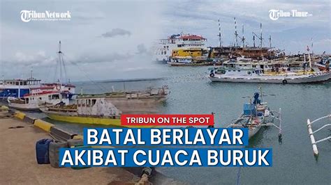 Sebanyak 6 Kapal Pengangkut Barang Tertahan Di Bulukumba Akibat Ombak