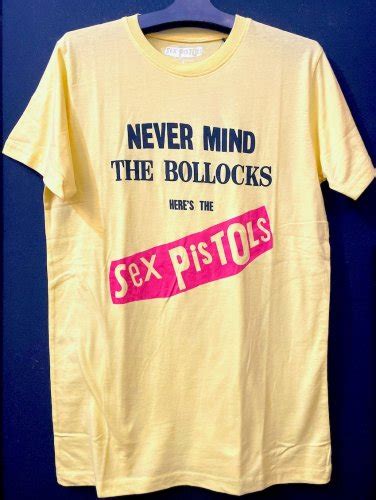 Sex Pistols Never Mind T Shirts Yellow Vortex Online Store