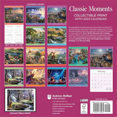 Disney 2023 Wall Calendar 2023 Printable Calendar