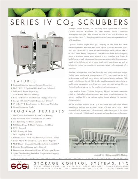 Scs Series Iv Co2 Scrubber Pdf