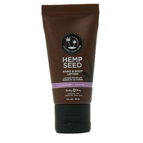 Earthly Body Hemp Seed Hand And Body Lotion Lavender 1oz