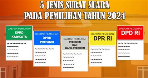 Bisa Minta Ganti Jika Rusak Ini Dia 5 Jenis Surat Suara Pemilu 2024