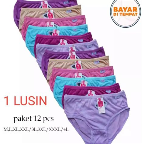 Jual Cd Celana Dalam Wanita 1 LUSIN Perempuan Dewasa Esse Ukuran Big