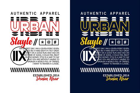 Typography Urbna Style for t shirts design 15267128 Vector Art at Vecteezy