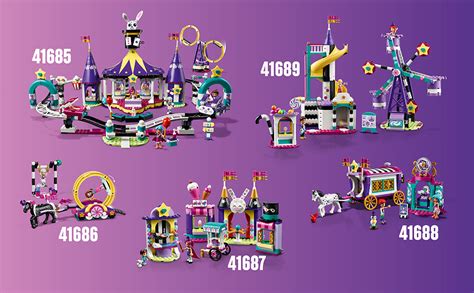 Amazon LEGO Friends Magical Funfair Roller Coaster 41685 Building