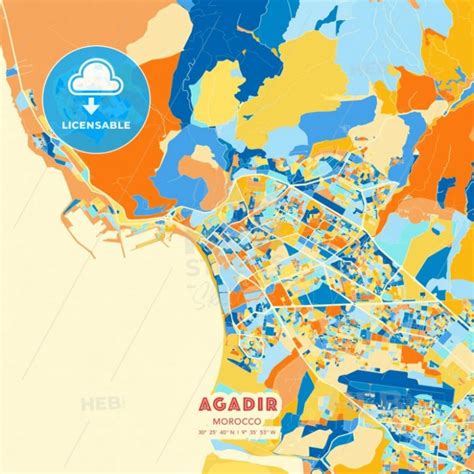 Map of Tourist Attractions in Agadir, Morocco - TravelsMaps.Com