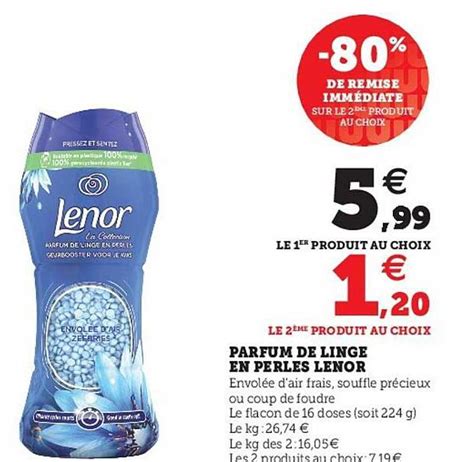 Promo Parfum De Linge En Perles Lenor Chez Hyper U Icatalogue Fr