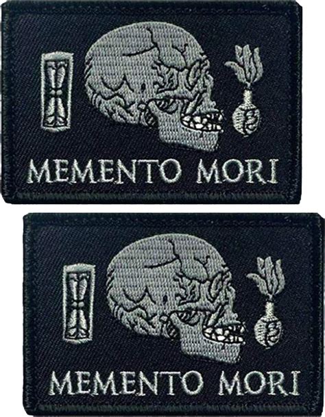 Memento Mori Embroidered Appliqué Patches Skull Embroidery