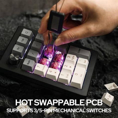 EPOMAKER EK VIA Gasket Number Pad Bluetooth Ghz Wired Hot Swappable Numpad With Poron