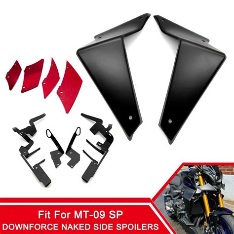 Mt Motorcycle Sport Downforce Naked Side Spoilers Aerodynamic