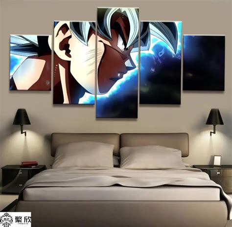 Panel Dragon Ball Super Son Goku Animation Canvas Printed Painting