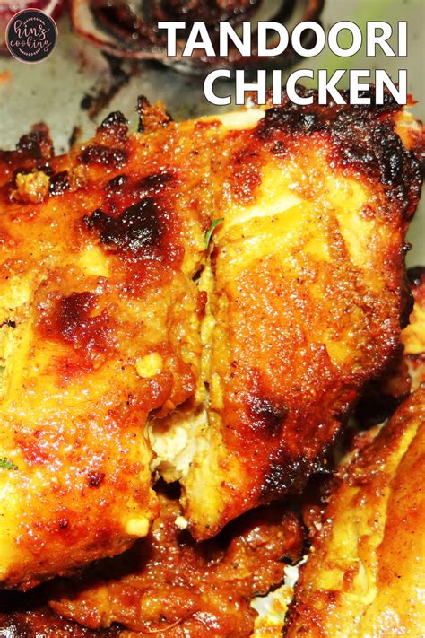 Tandoori Chicken in Oven (Bake / Broil) - Hinz Cooking