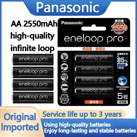 Panasonic Bater A Original Eneloop Pro Aa 100 Mah 2550 V Ni Mh C Mara