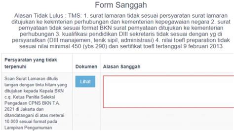 Catat Ini Link Dan Cara Ajukan Sanggah Hasil Seleksi Administrasi Cpns