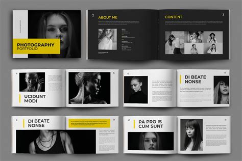 Photography Portfolio Layout | Creative Market