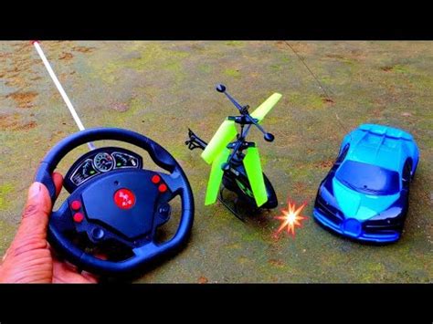 Rc Mini Helicopter Rc Spray Car Battary Oparated Airbus Unboxing